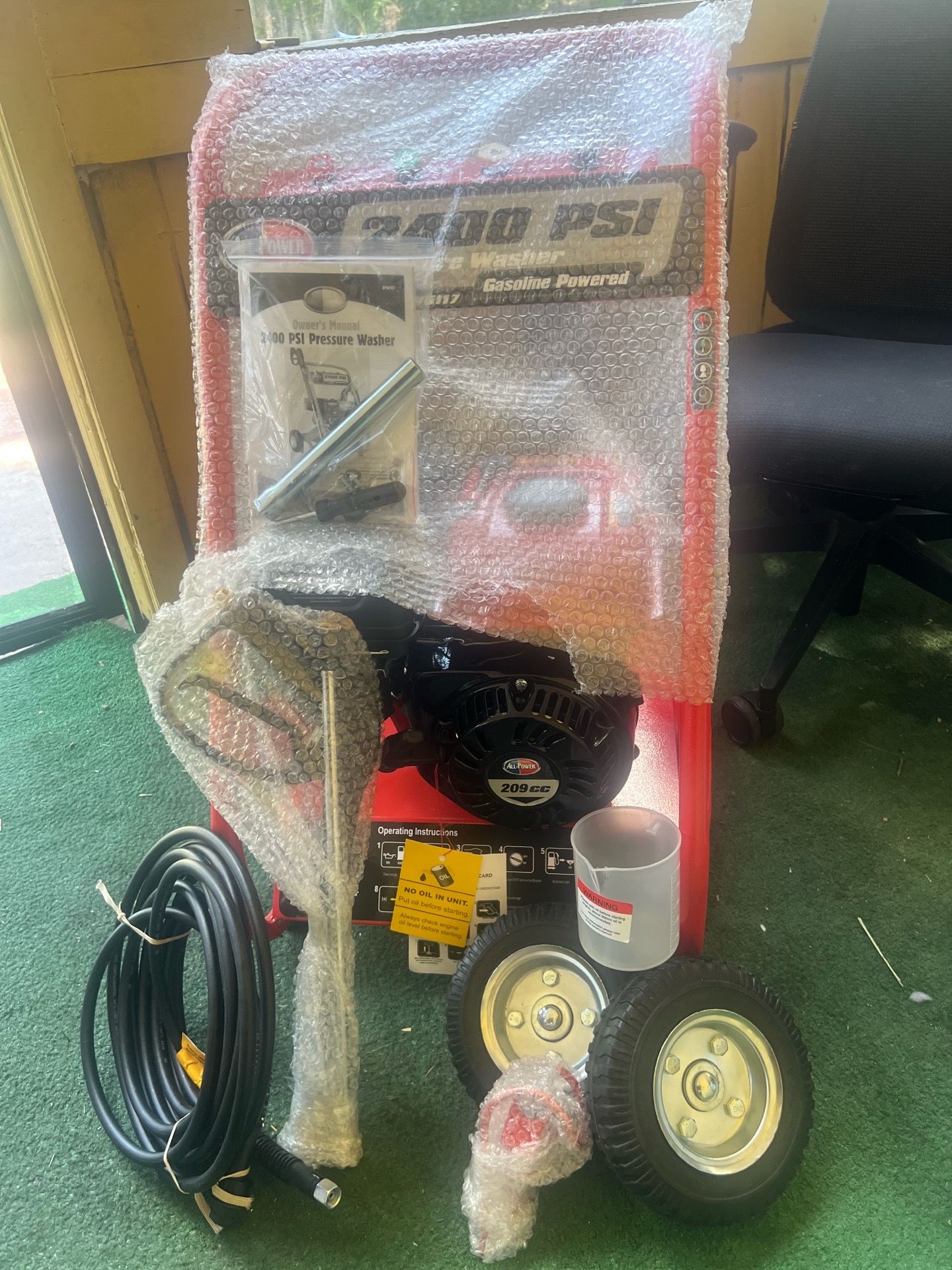 All Power Pressuere Washer 2400 psi NEW, NEVER USED Gas Powered