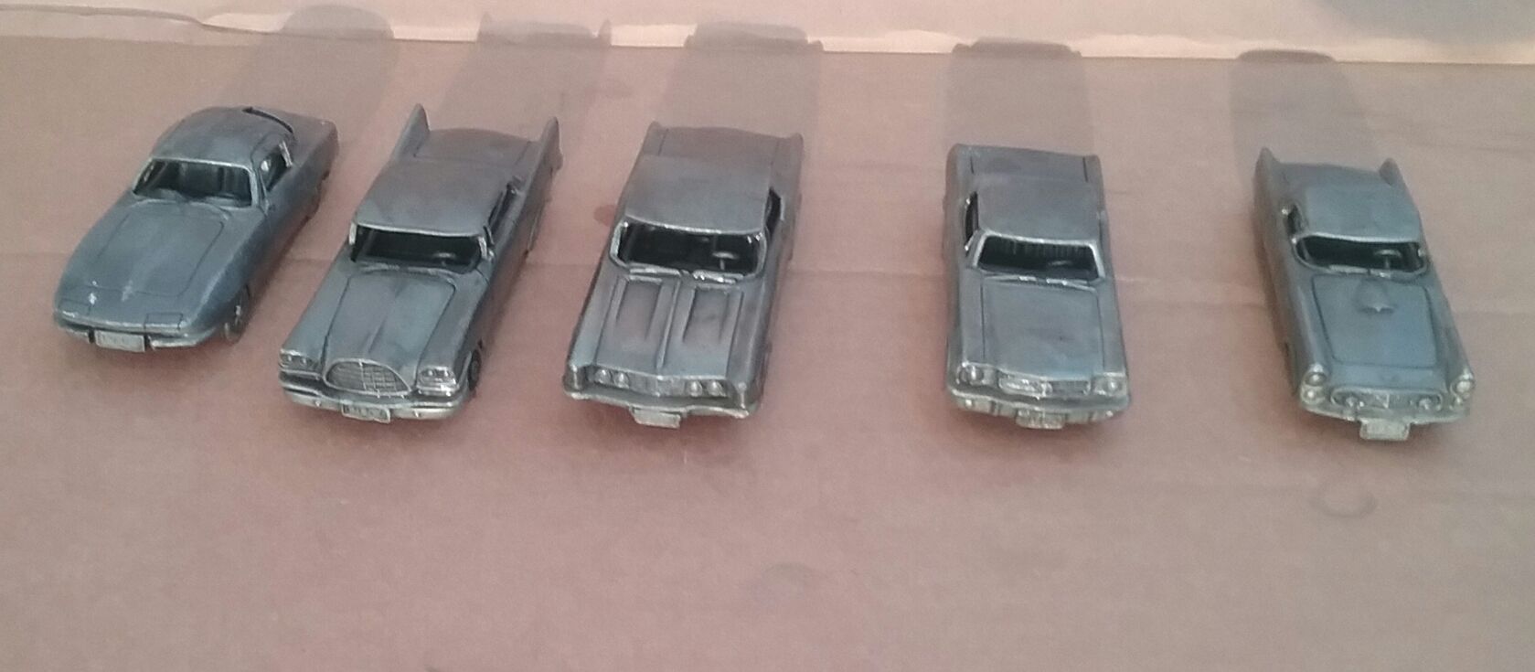 Pewter collectable cars