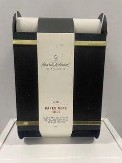 New Hearth & Hand By Magnolia Metal Paper Note Roll