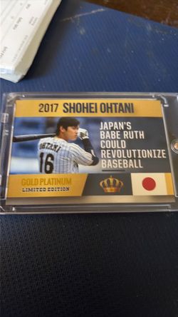 Shohei Ohtani autograph ticket and get this free card and others