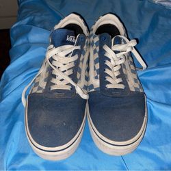 Vans Old School Blu Checkerboard 