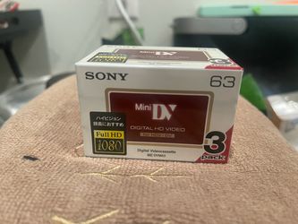 Sony mini DV Digital Videocassette 3 pack