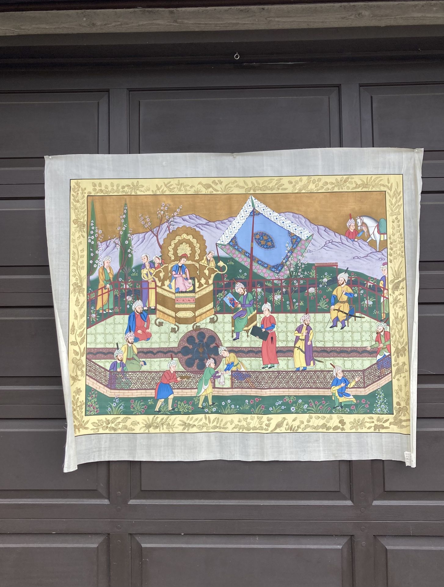 Hand Painted On Silk 