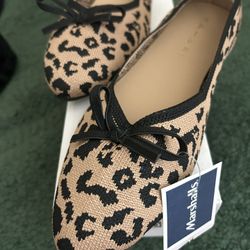 Tahari Leopard Print Ballet Flats Women’s Size 10 - New in Box