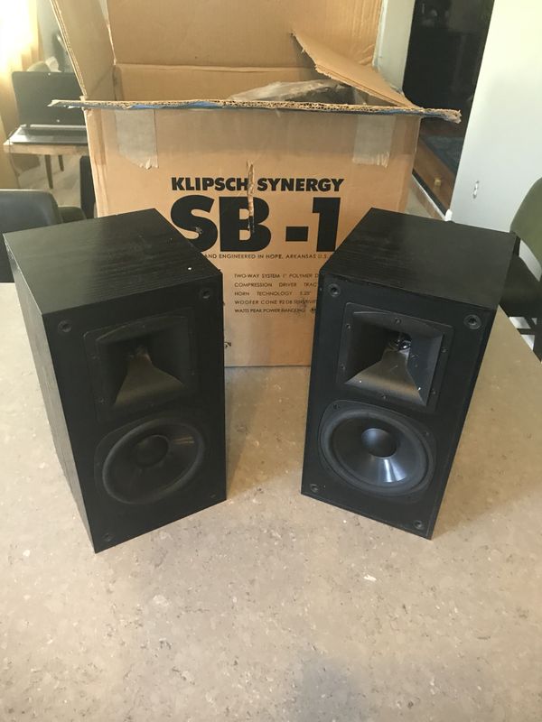 Klipsch Sb 1 Bookshelf Speakers Black For Sale In Phoenix Az