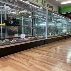 Lit 4 Foot Display Cases