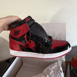 JORDAN PATENT BREDS SIZE 8.5 $250