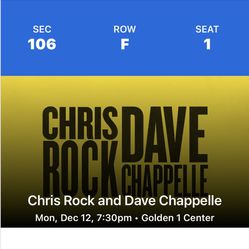 Chris Rock/Dave Chappelle Ticket Thumbnail