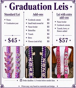 Graduation Leis
