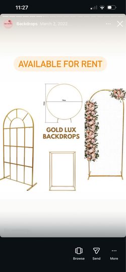 Gold backdrops for sale