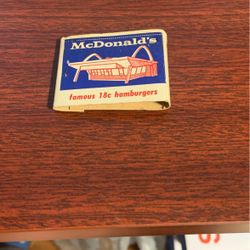 1960’s Matchbook