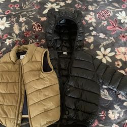 6-12 Months Vest And Puffer Jacket