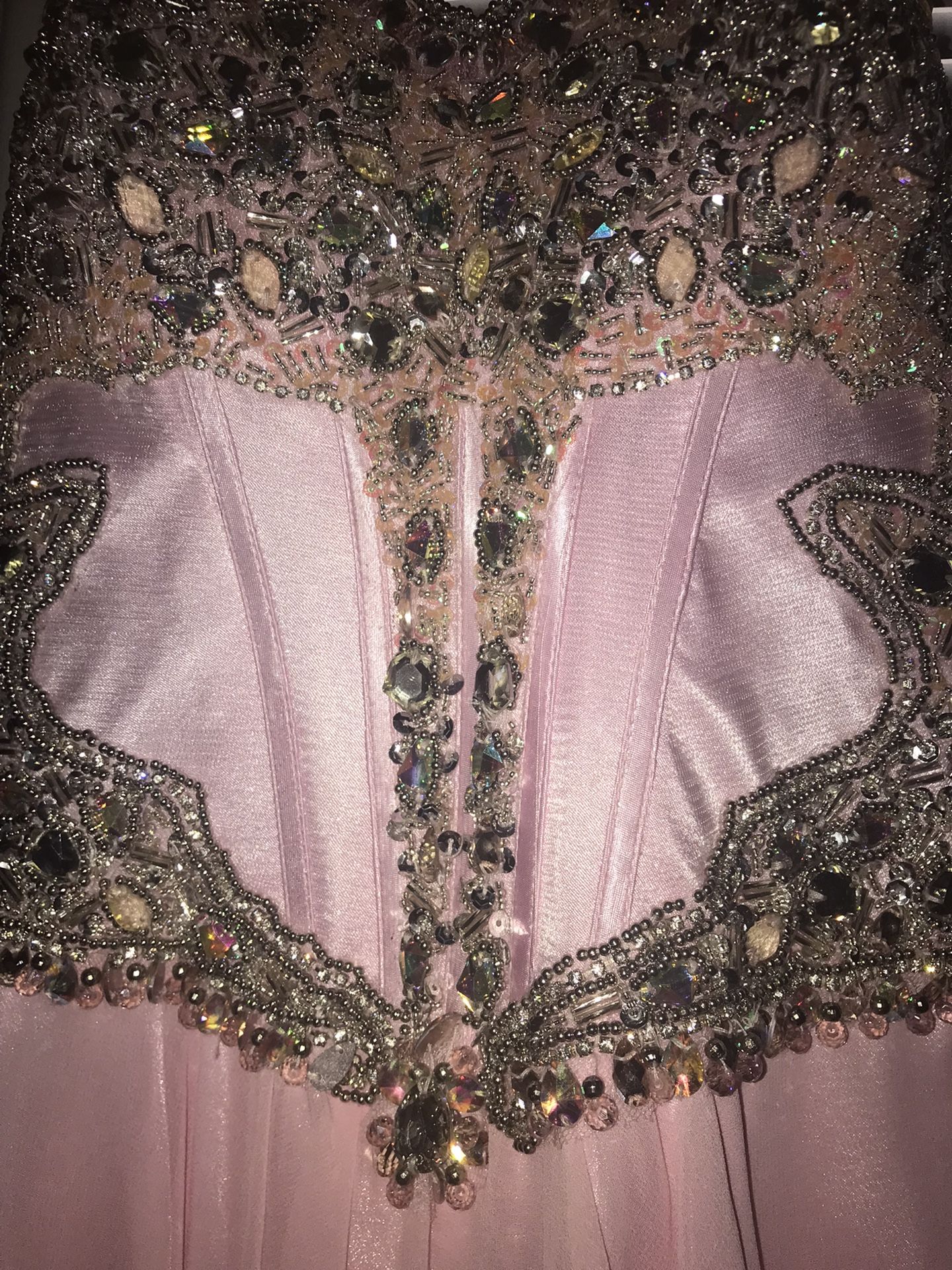 Faviana 7621 Light Pink Homecoming Dress
