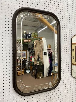 Vintage Etched Mirror