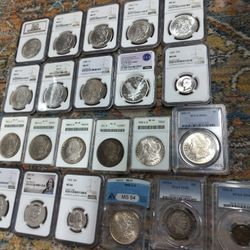 Better Condition Morgan And Peace Dollars 