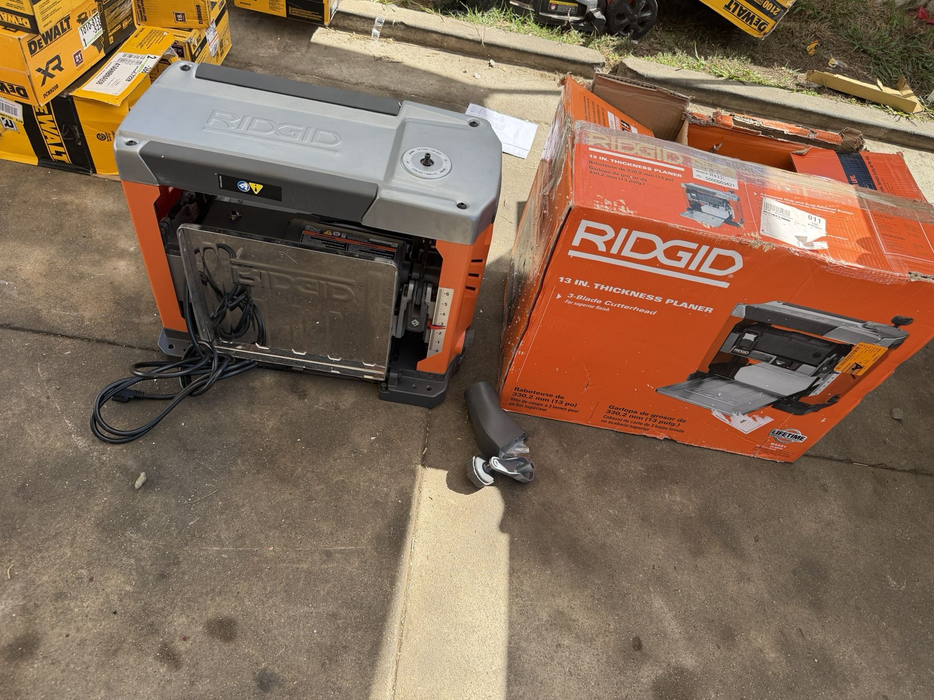RIDGID 15 Amp Corded 13 in. Thickness Corded Planer