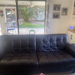 Leather Sofa & Loveseat 