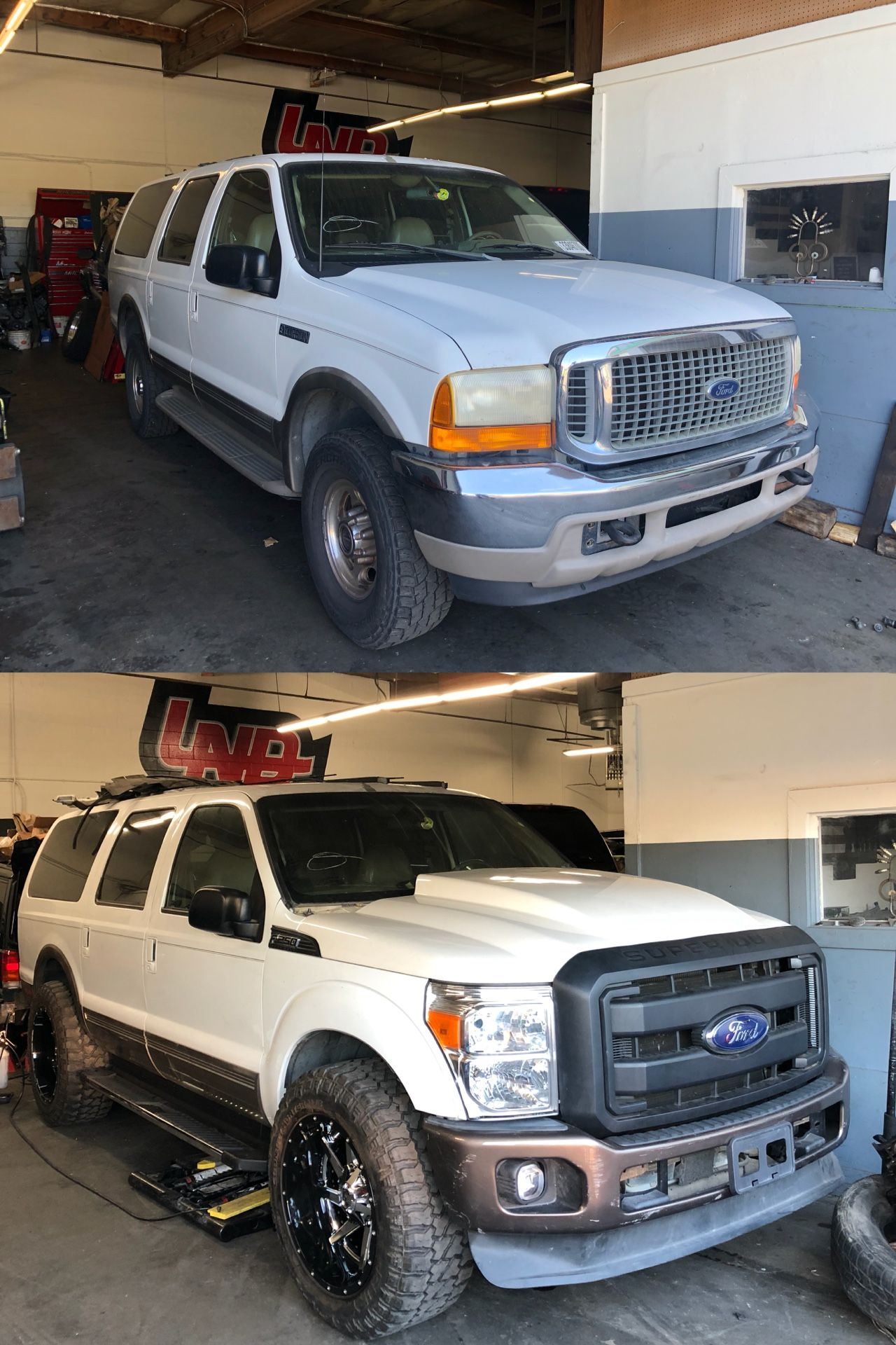 20112016 Excursion/F250/F350/Superduty front end conversion kit for