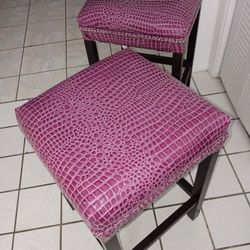 Pretty Purple Bar Chairs