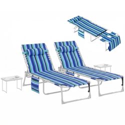 Tanning Chair Set of 2, Lounge Chairs