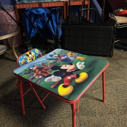 Kids Mikey Mouse Table And Chair
