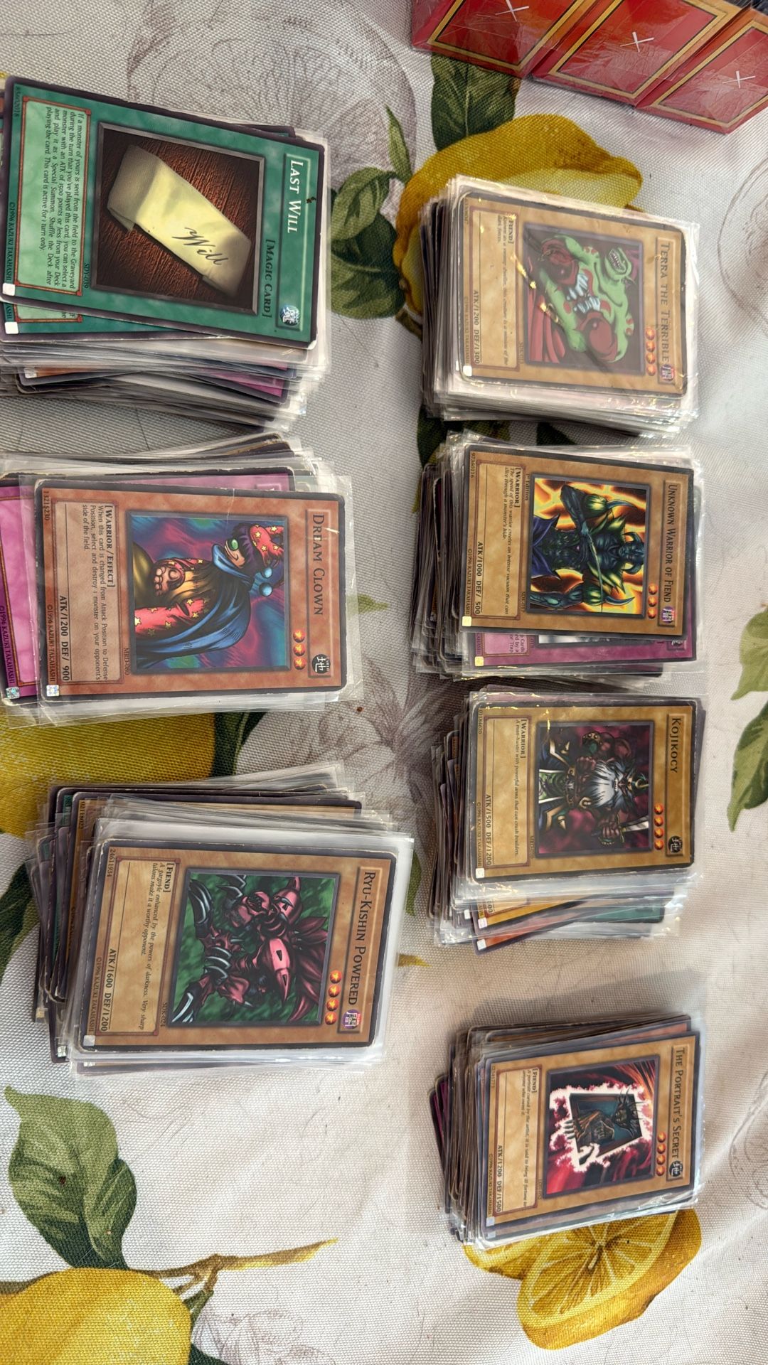 Vintage Yugioh Cards