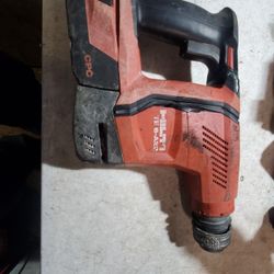HILTI TE 6-A22 Cordless Rotary Hammer Drill.  With battery works great  Bt3,4 prices firm