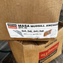 (50pk.) Simpson (MASA) Mudsill Anchor