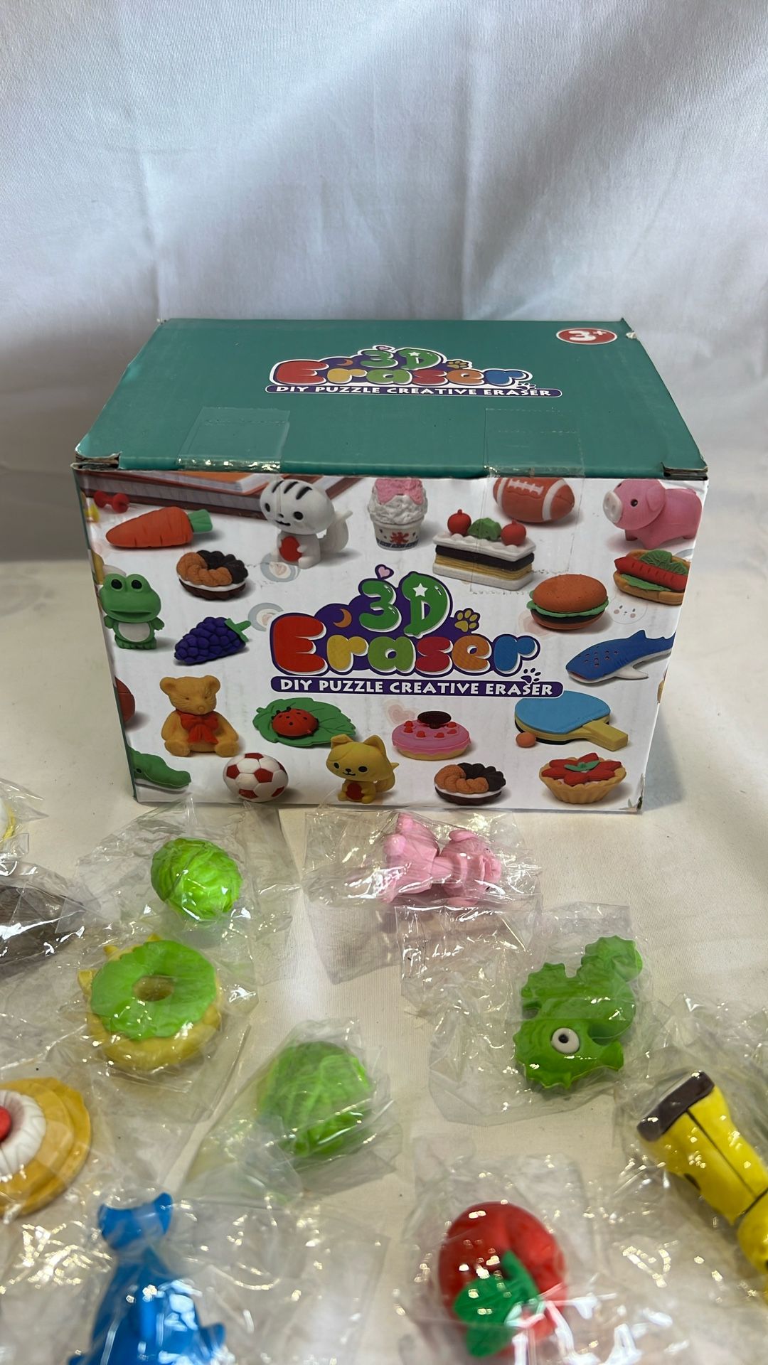 3-D Eraser Puzzles