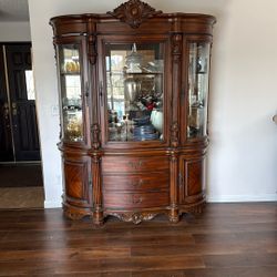 Vintage China Cabinet (2 Piece)