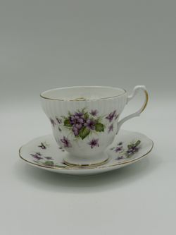 Vintage English Made Tea Cup And Saucer