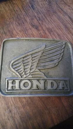 1970s honda motorcycle buckle