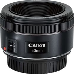 Canon - EF50mm F1.8 STM Standard Prime Lens for EOS DSLR Cameras - Black