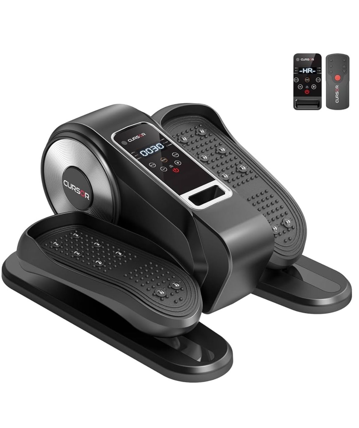 Under Desk Elliptical Machine Seated Pedal Exerciser 12 Level Speeds