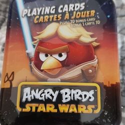 NEW. ANGRY BIRD STAR WARS PLAYING CARDS