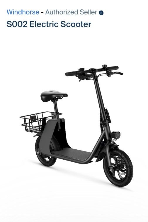 NEW-ISH WINDHORSE ELECTTIC SCOOTER