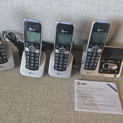 AT&T BL102-4  6.0  4 handset digital answering system 