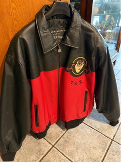 Looney Tunes Taz Leather Jacket