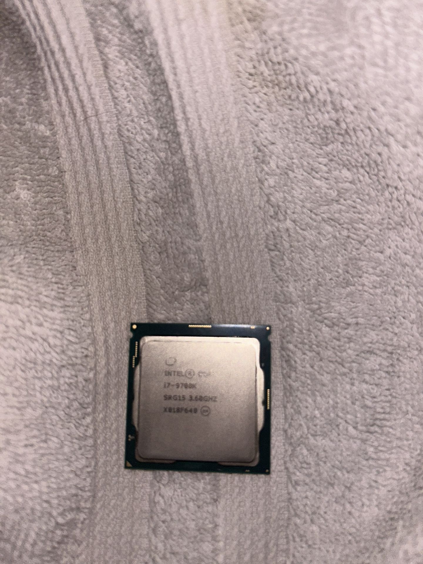 Intel I7 9700k 