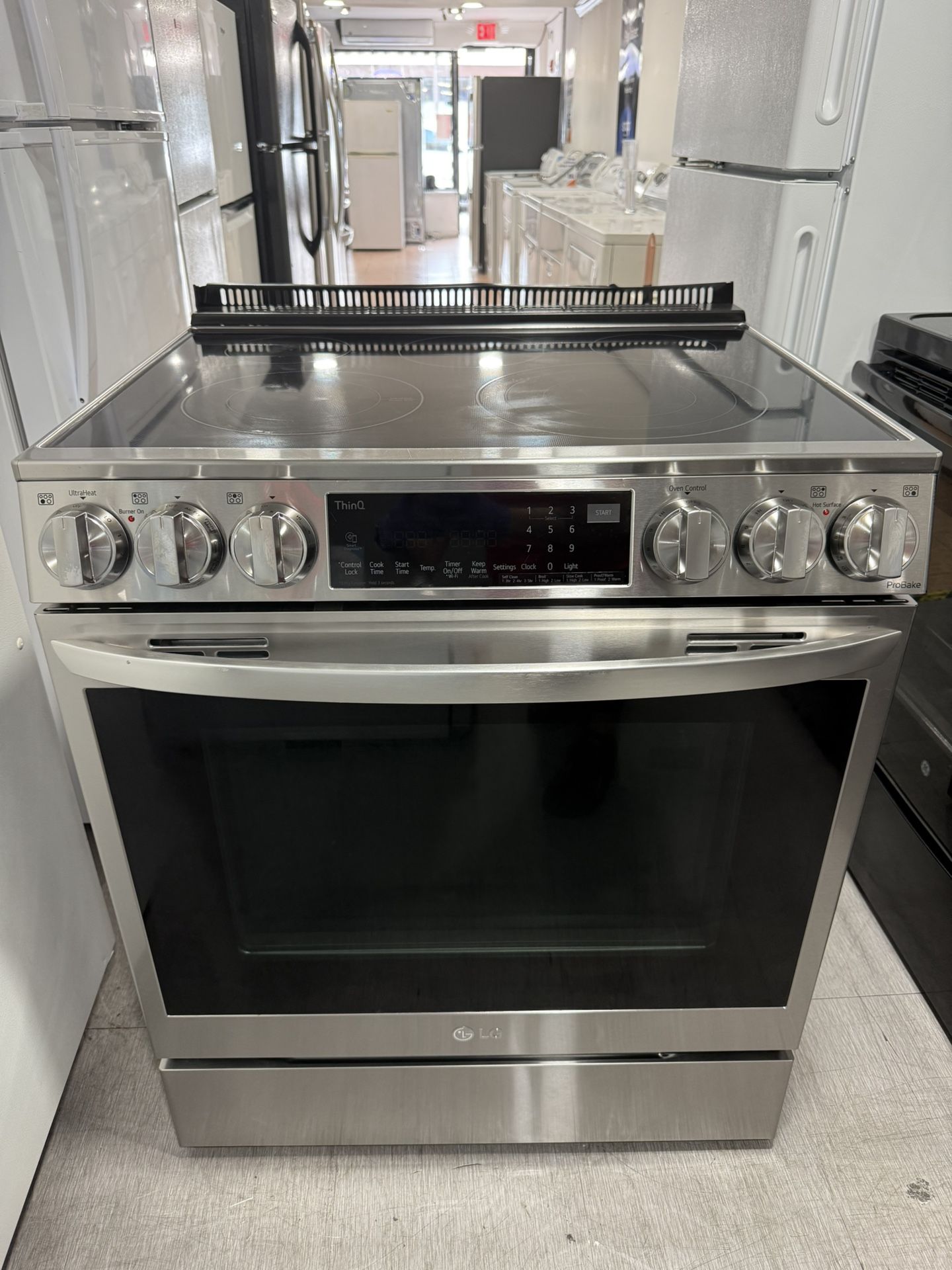 LG Slide In Stainless Steel Electric Stove