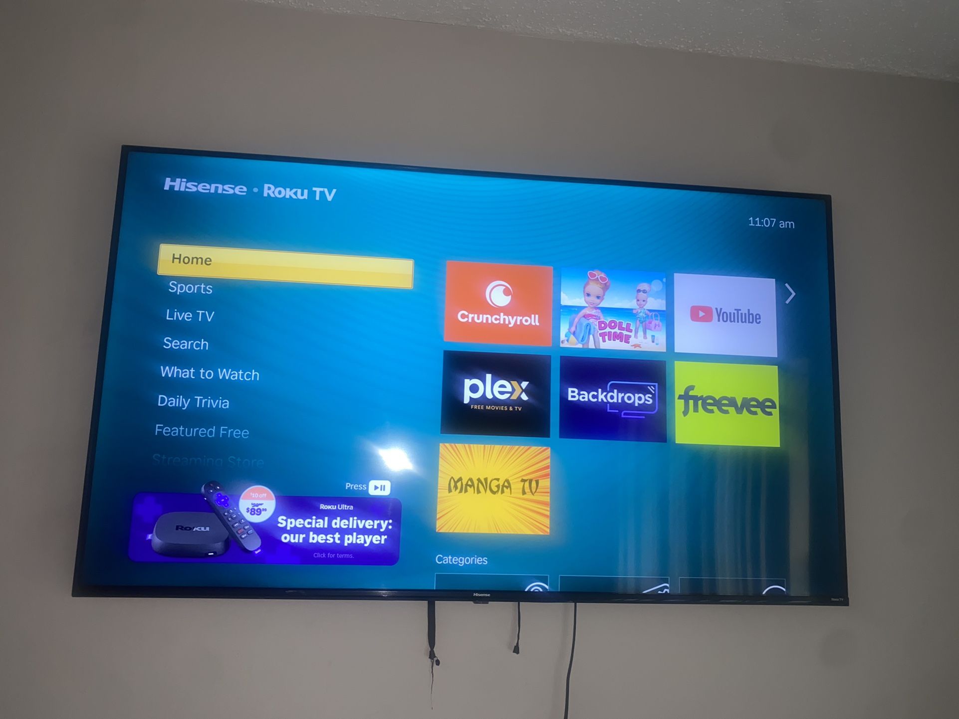 60 In Hiscense Smart Tv 4k UHD