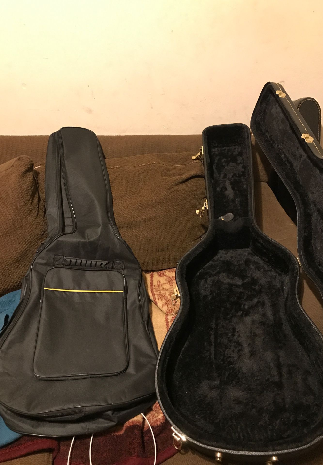 Guitar case end bag
