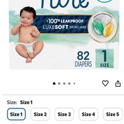 Pure Diapers Size 1
