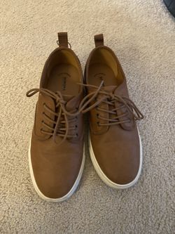 Tan size 4 boys shoes