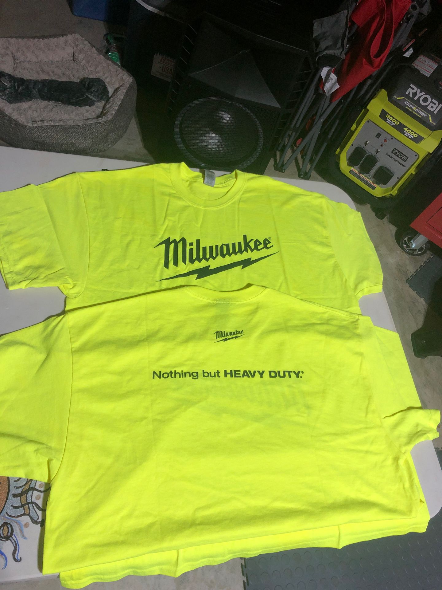 Milwaukee Xl hi viz shirts