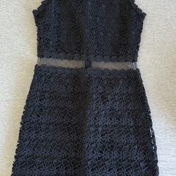 Black lace dress