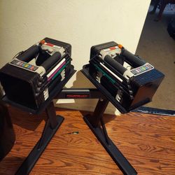 Powerblock Adjustable Dumbbells With Stand 