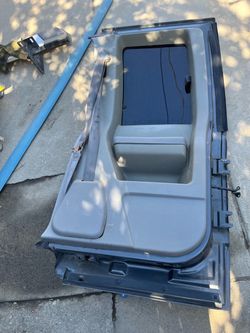 Passenger side door off extended cab
