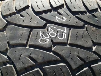 275 60 20 one good Cooper truck tire