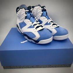 New Jordan 6 UNC Blue 